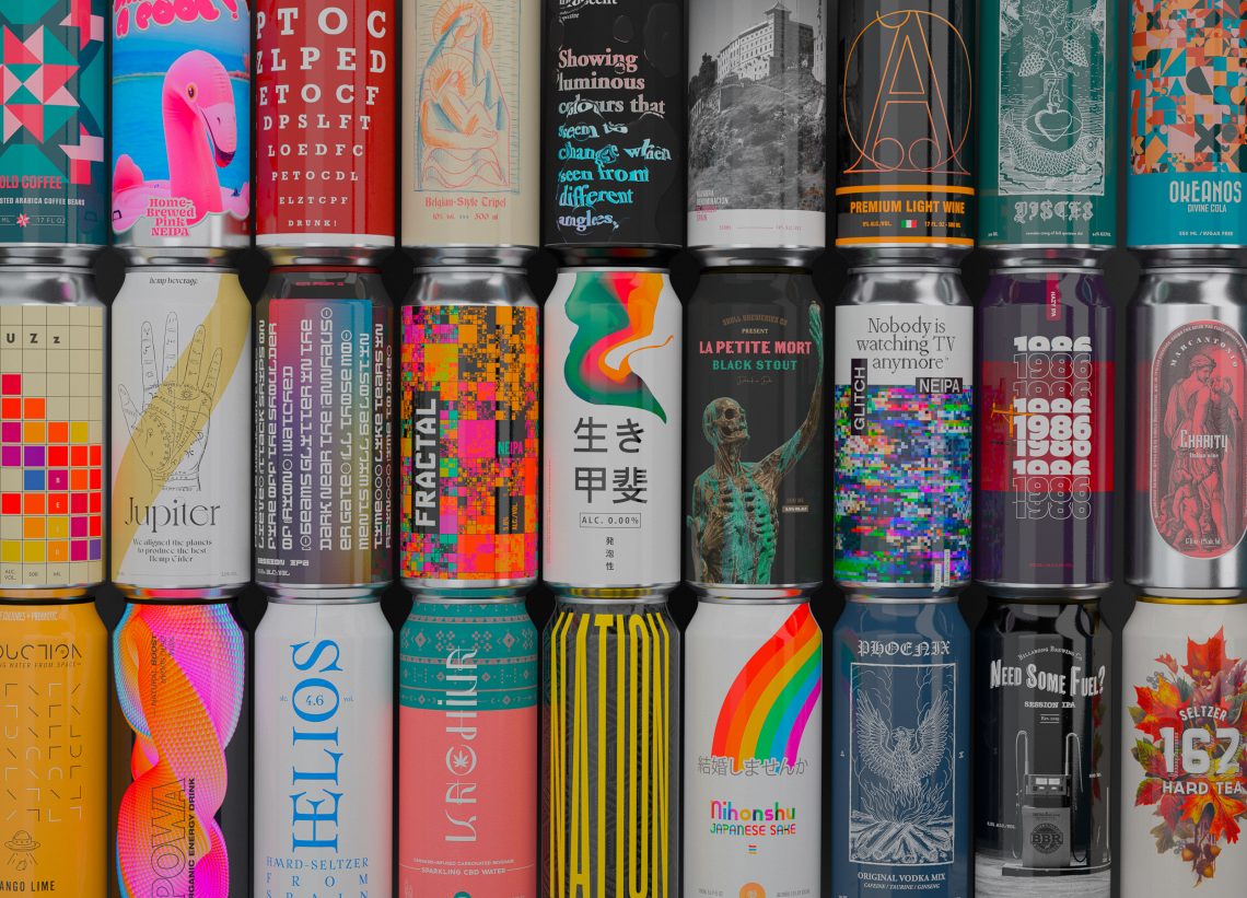 366 designs de canettes par studio blackthorns