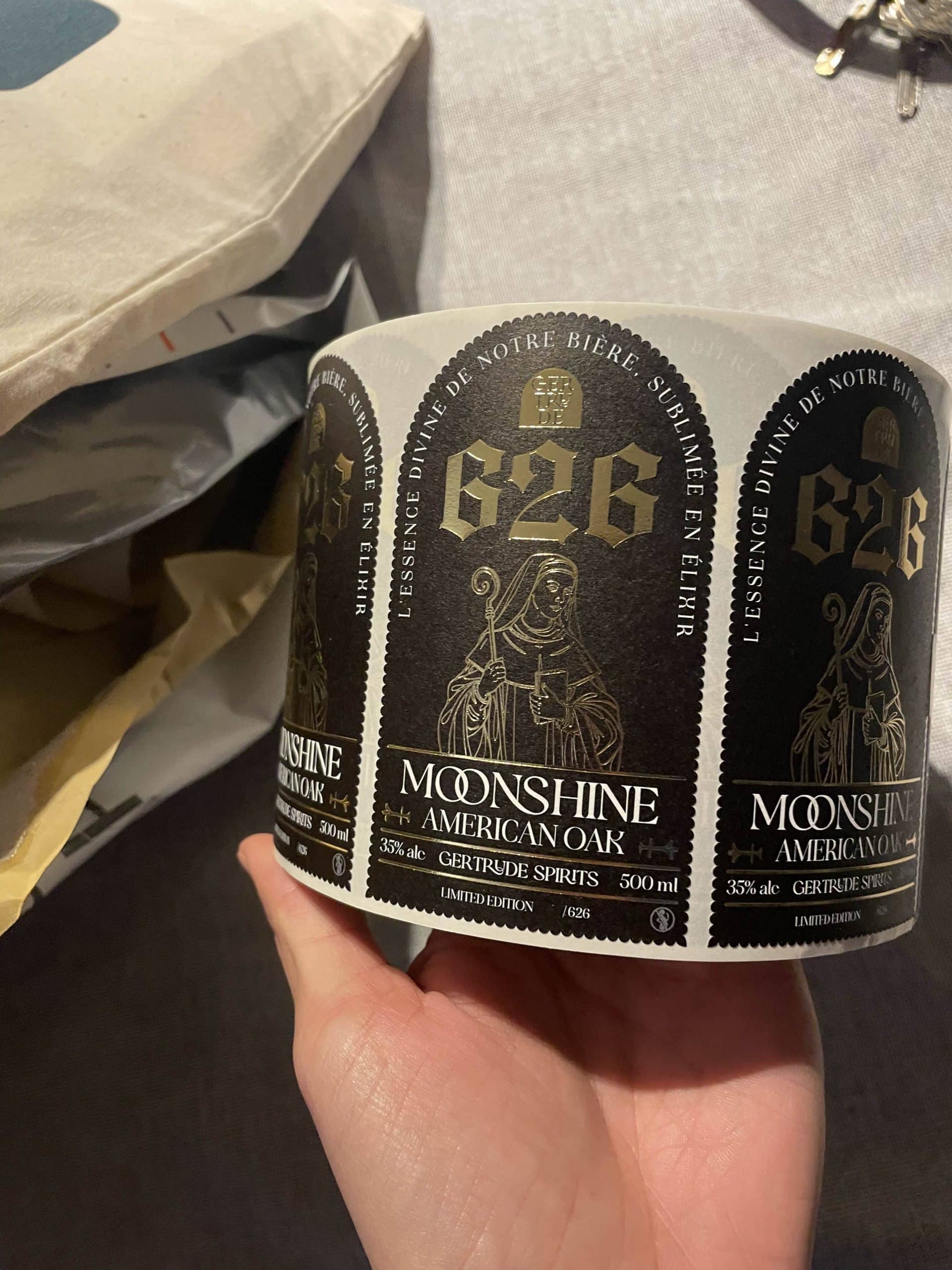 Whisky label design