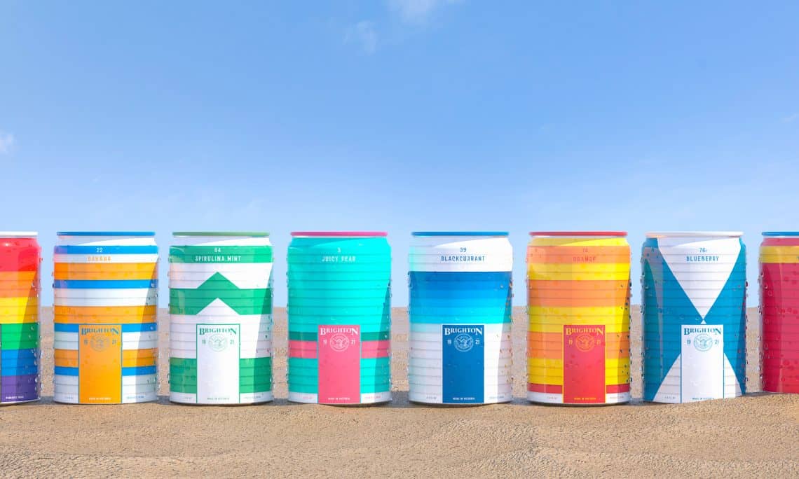Gamme de canettes Brighton Soda