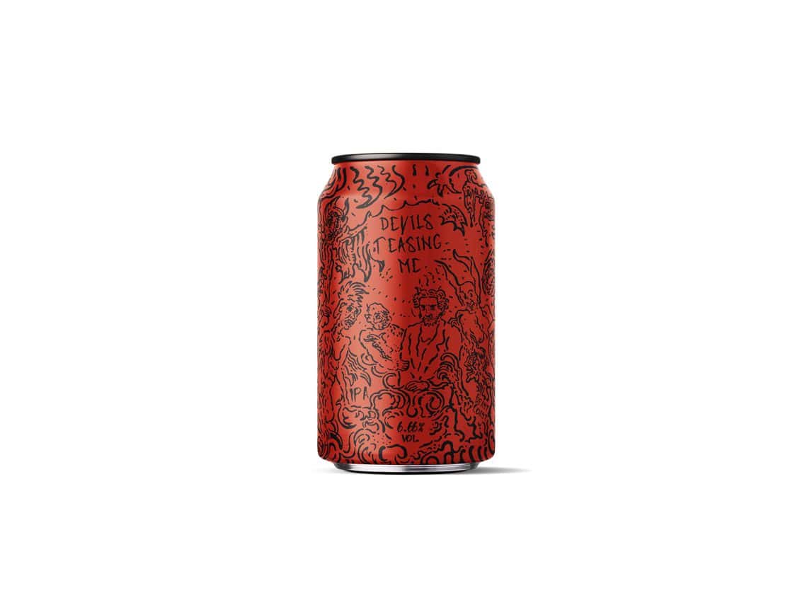 Canette de bière Devils teasing me