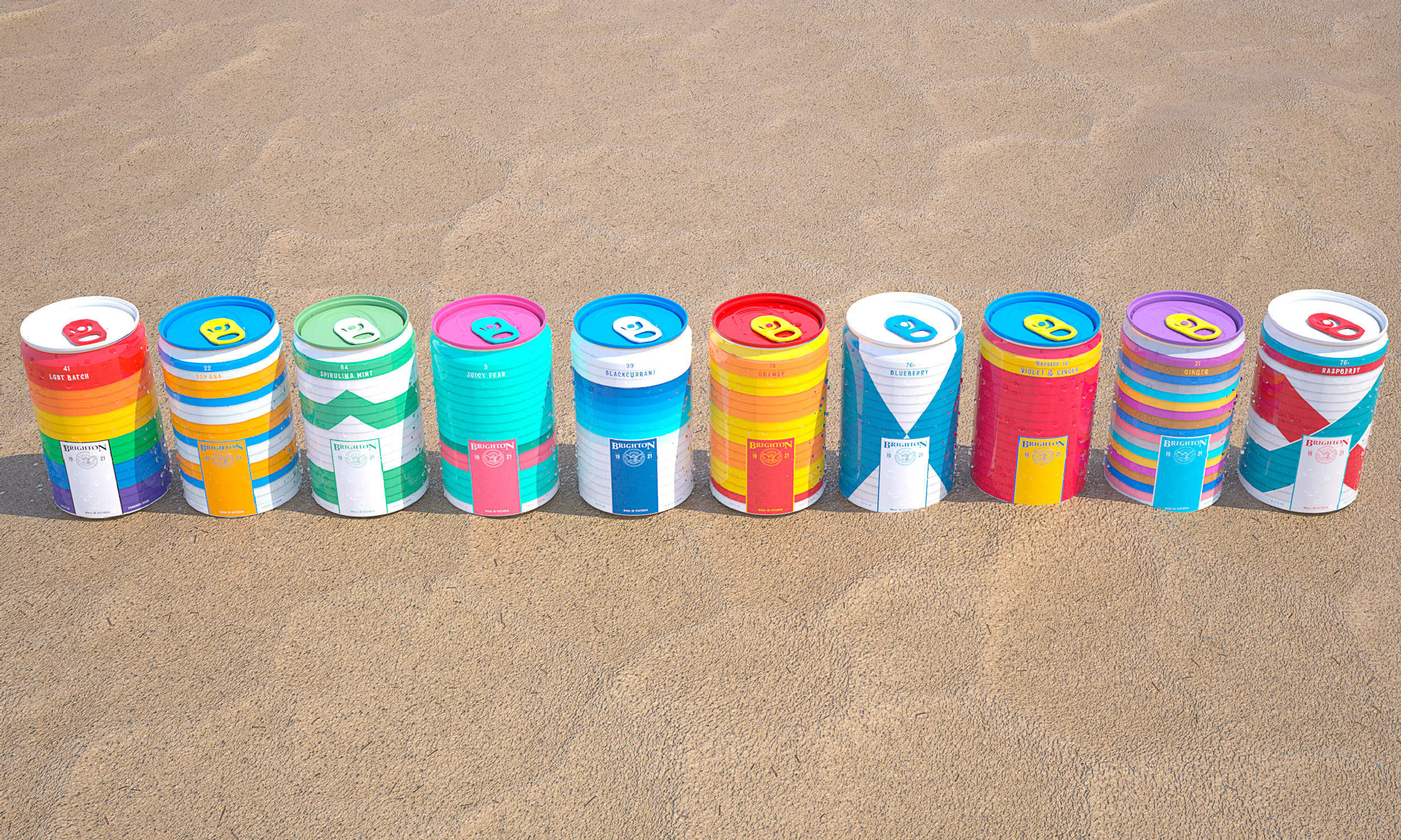 Gamme complète Brighton Soda
