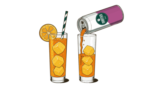 2 cocktails passion fizz