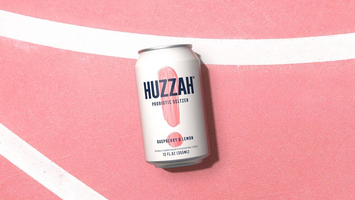 Huzzah probiotic seltzer