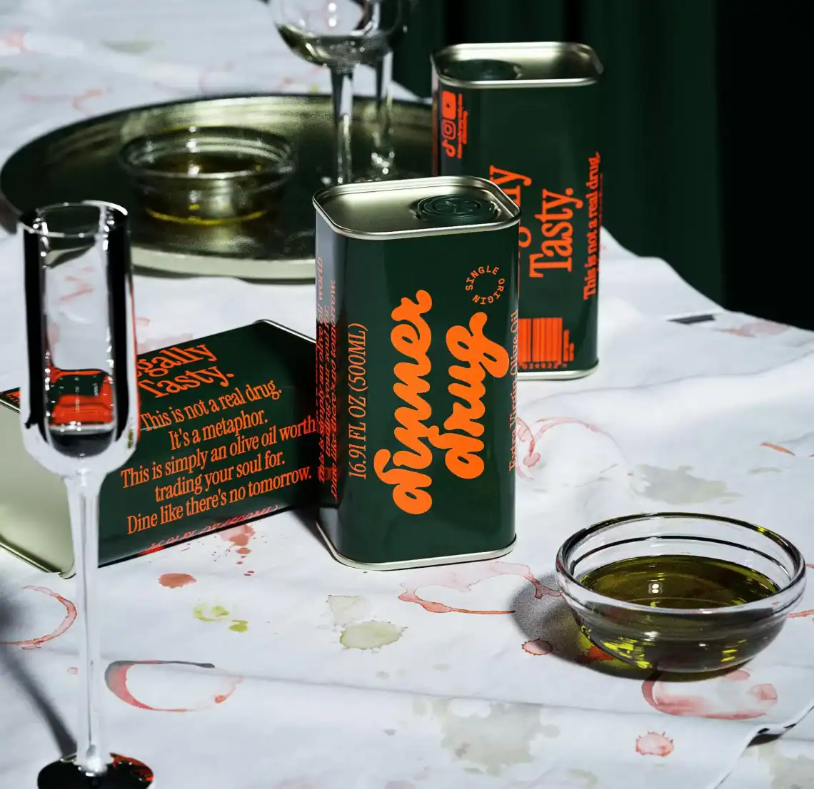 Dinner Drug huile d'olive