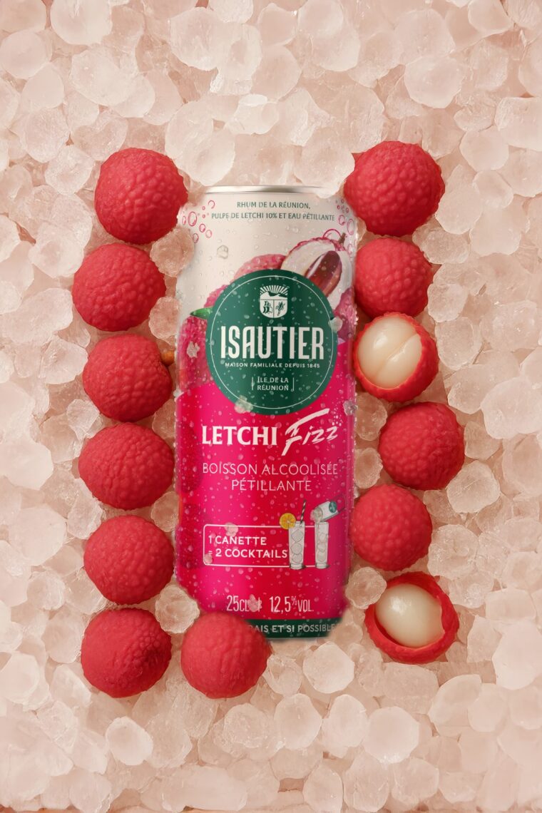 Canette de prêt-à-boire Isautier Letchi Fizz