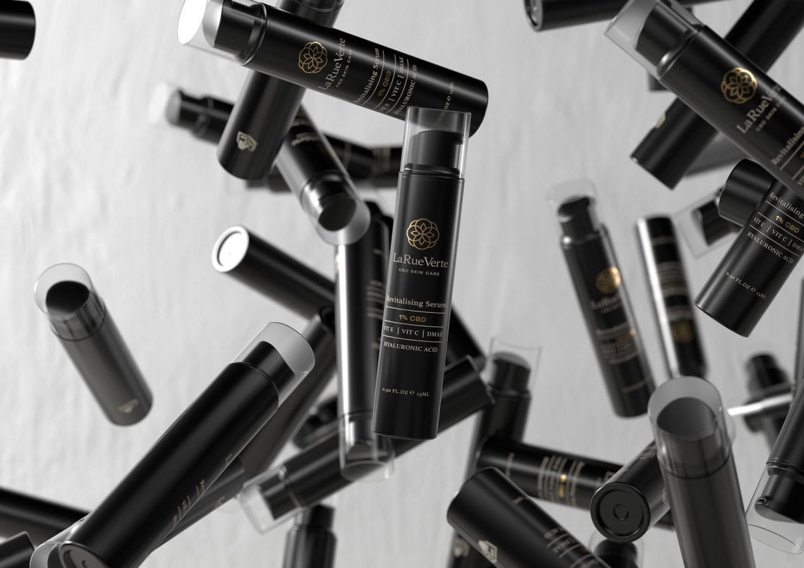 Produit cosmétique au CBD