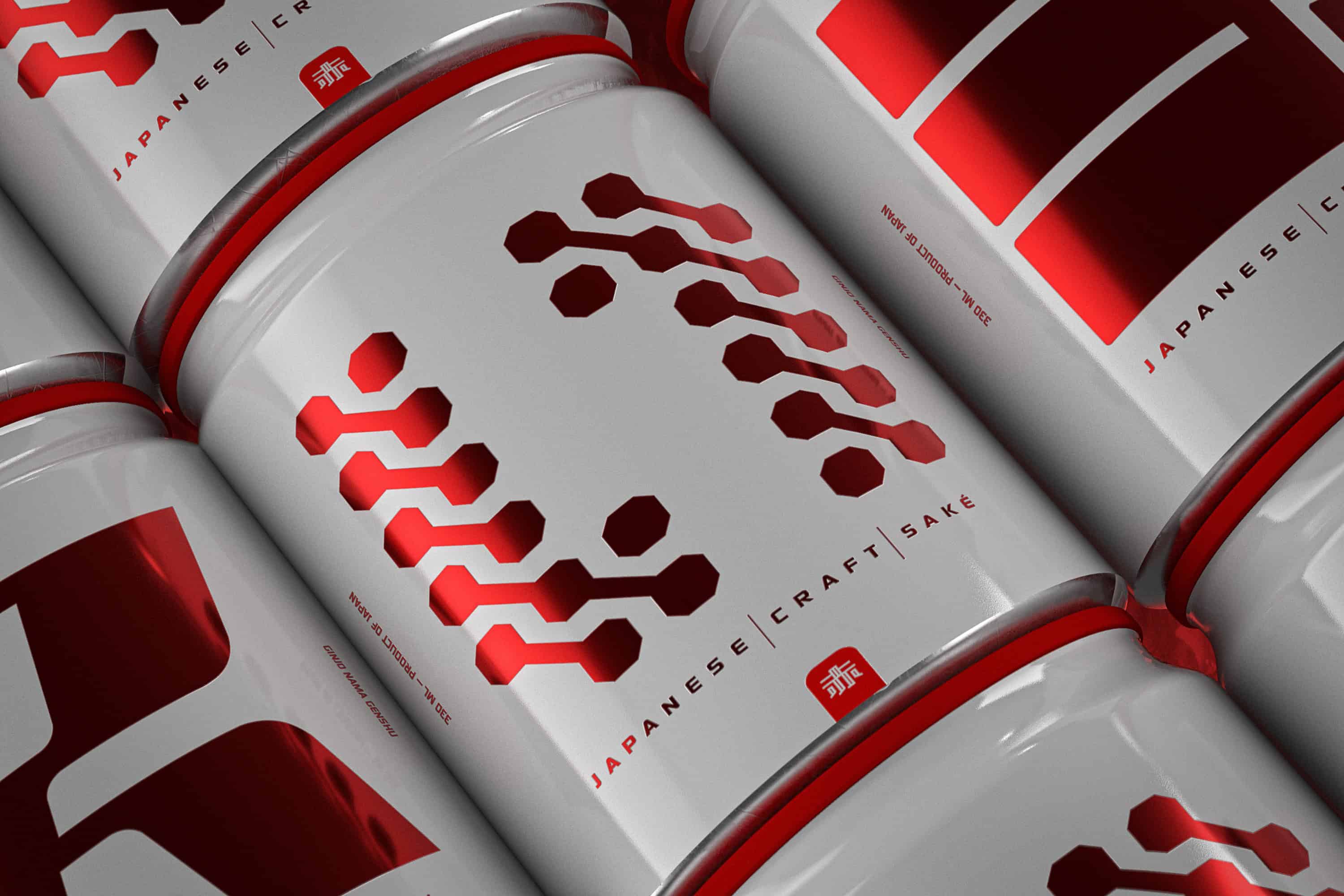 red saké japonais
