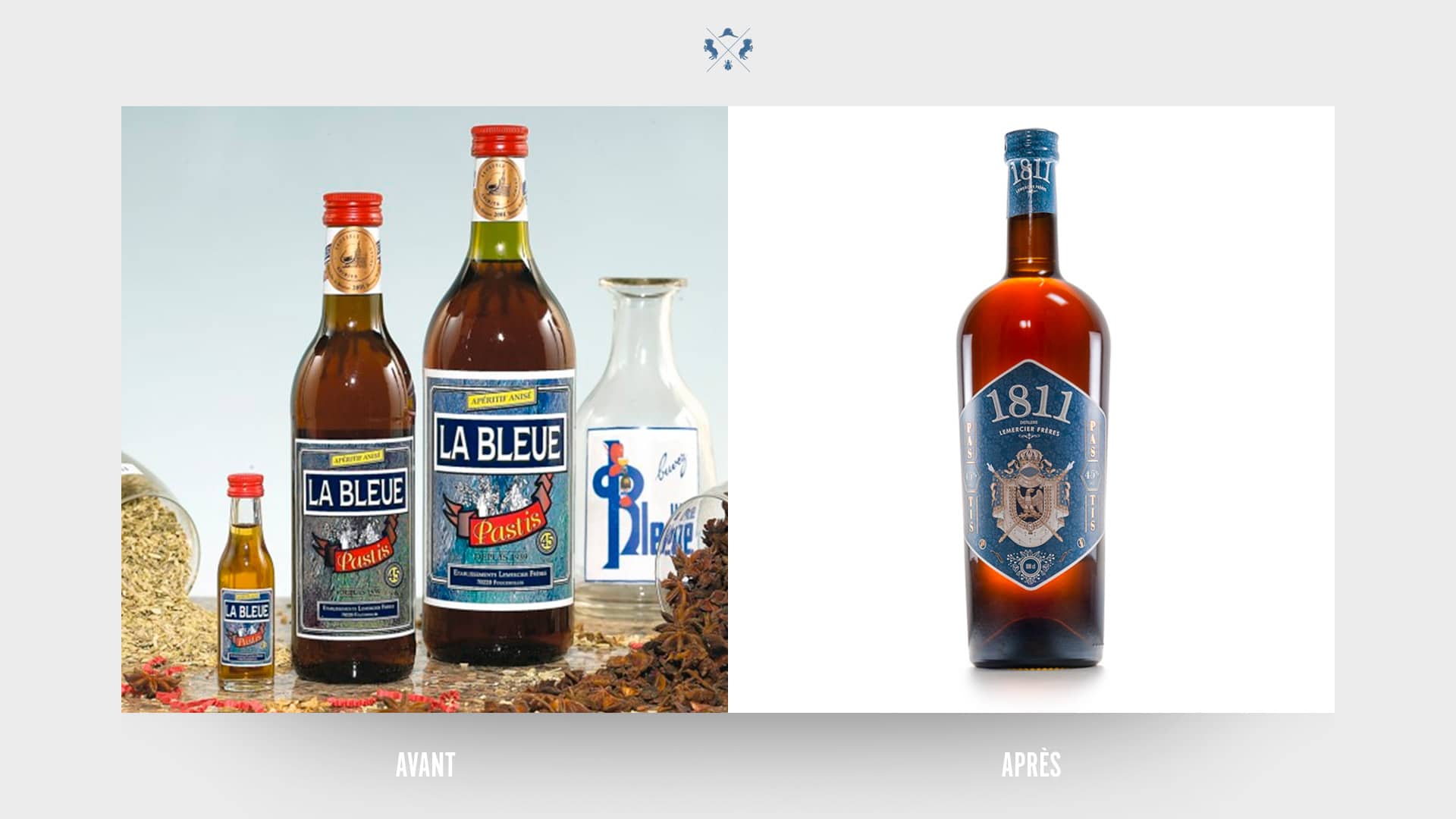 Before and after rebranding