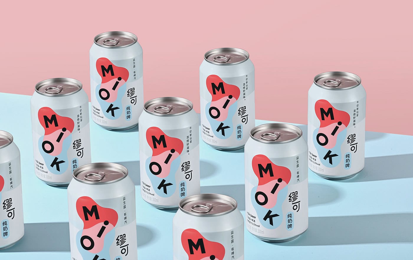 canettes Moik milk beer