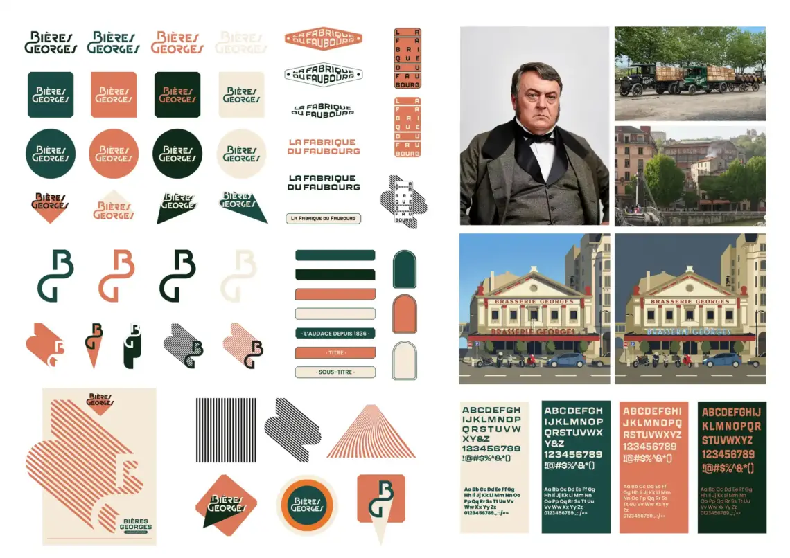 Design System modulaire Bières Georges 2026