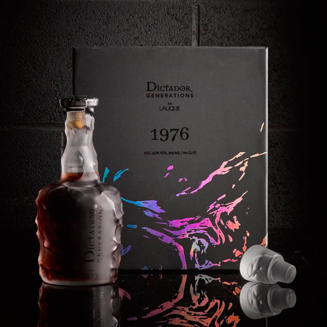 carafe en cristal Dictador, Rhum NFT