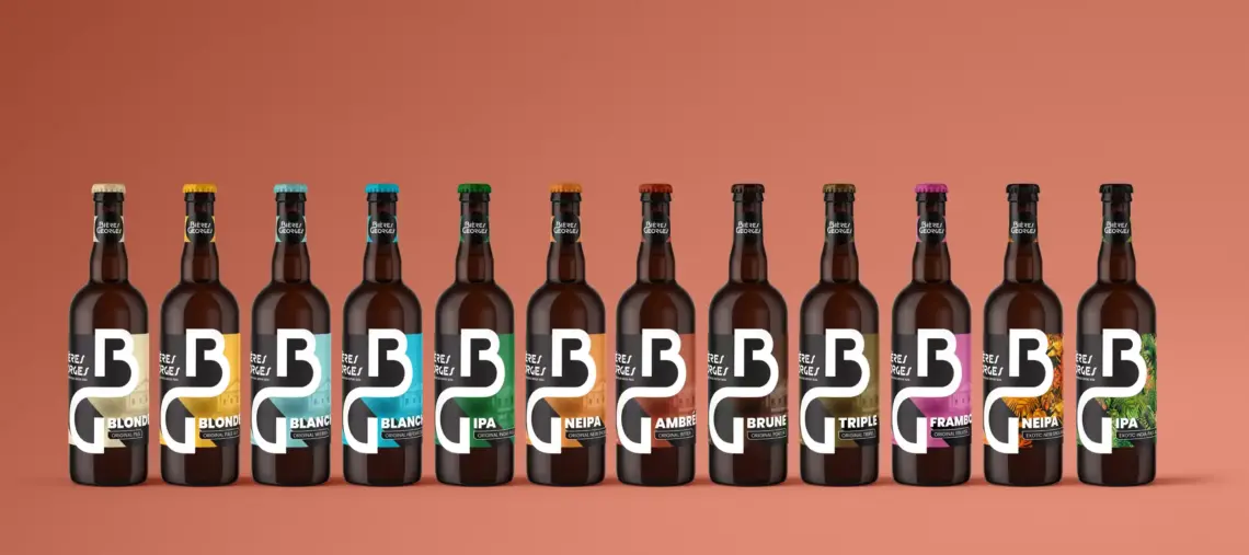 Bouteilles Brasseur 75 cl - Gamme GMS Bières Georges