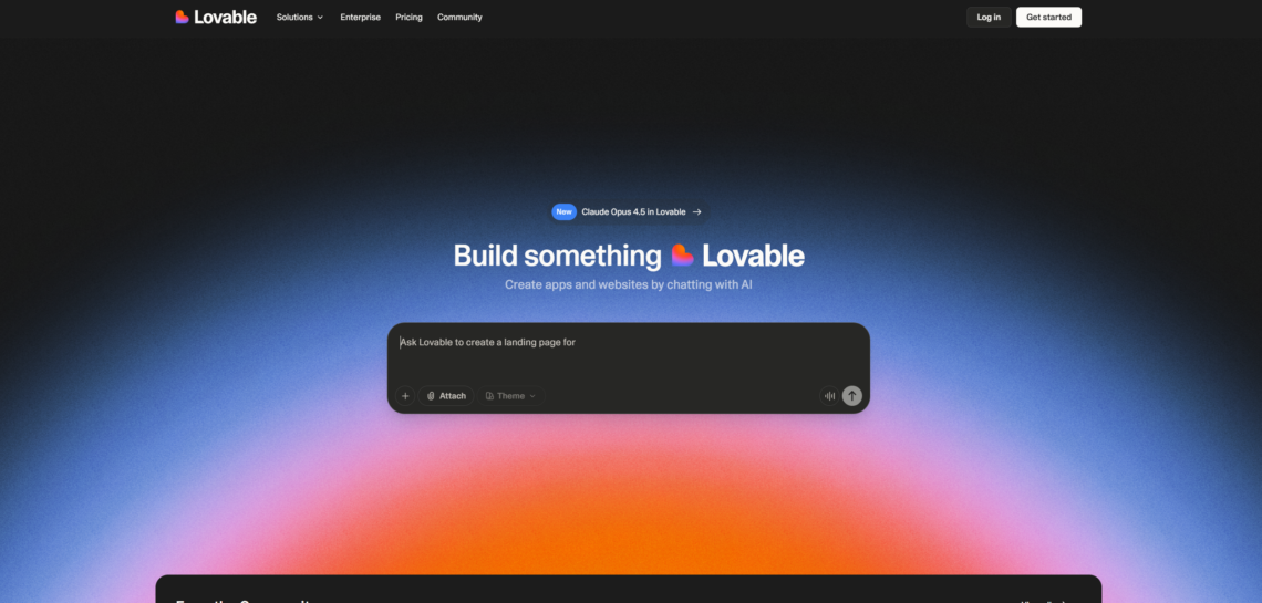 Lovable.dev, outil de vibe coding et de développement d'agents AI