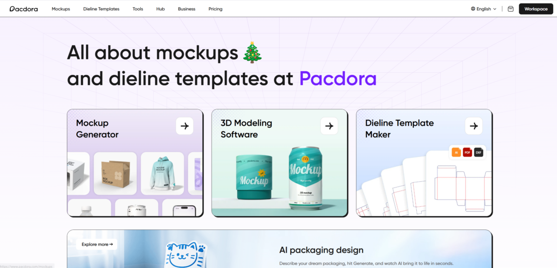 Pacdora, outil de packaging boosté à l'IA