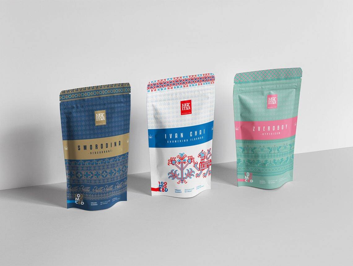 Karma CBD - Packaging design of Cannabis Gummies