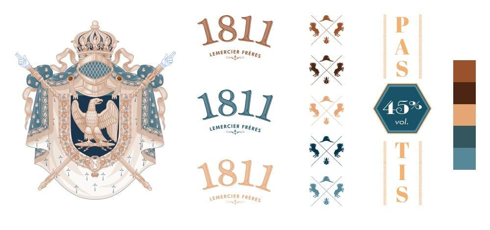 Pastis 1811 - Graphic charter