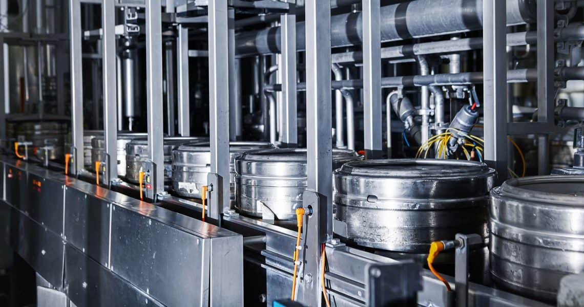 Remplissage de fût KEG de bières