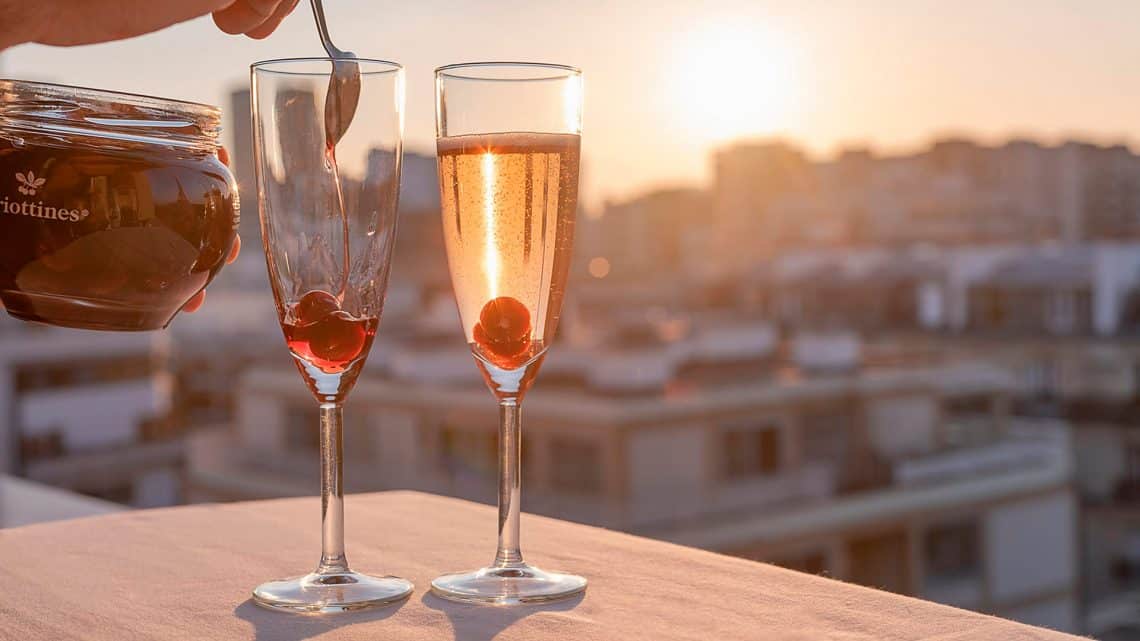 Griottines et Champagne