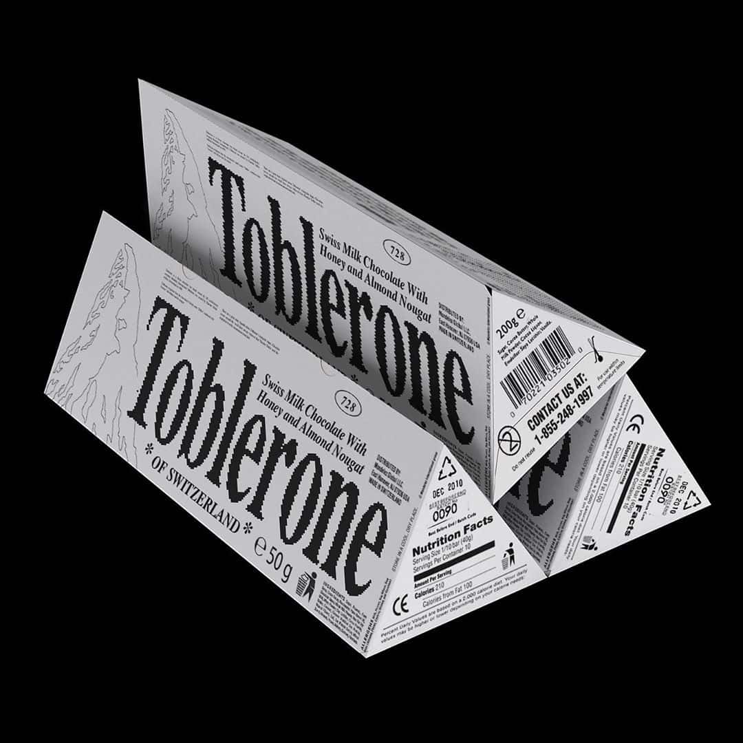 Packaging Toblerone